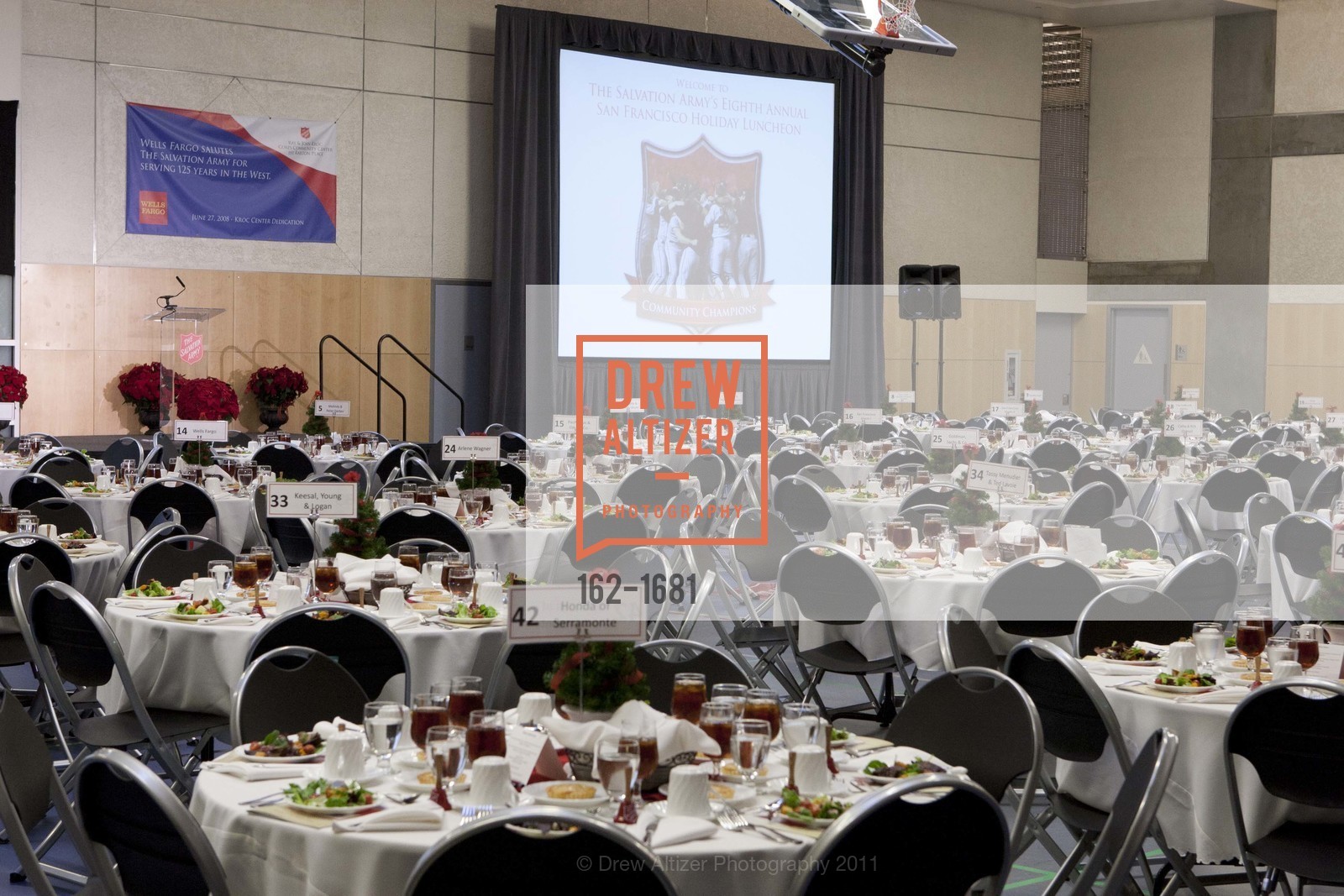 Atmosphere, The Salvation Army's 8th Annual Holiday Luncheon, US, November 16th, 2011, Photo #162-1681 Atmosphere, Photo #162-1681
