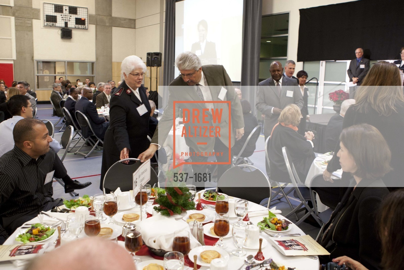 Lt. Col Judy Smith, Bill Laskey, The Salvation Army's 8th Annual Holiday Luncheon, US, November 16th, 2011, Photo #537-1681 Lt. Col Judy Smith, Bill Laskey, Photo #537-1681