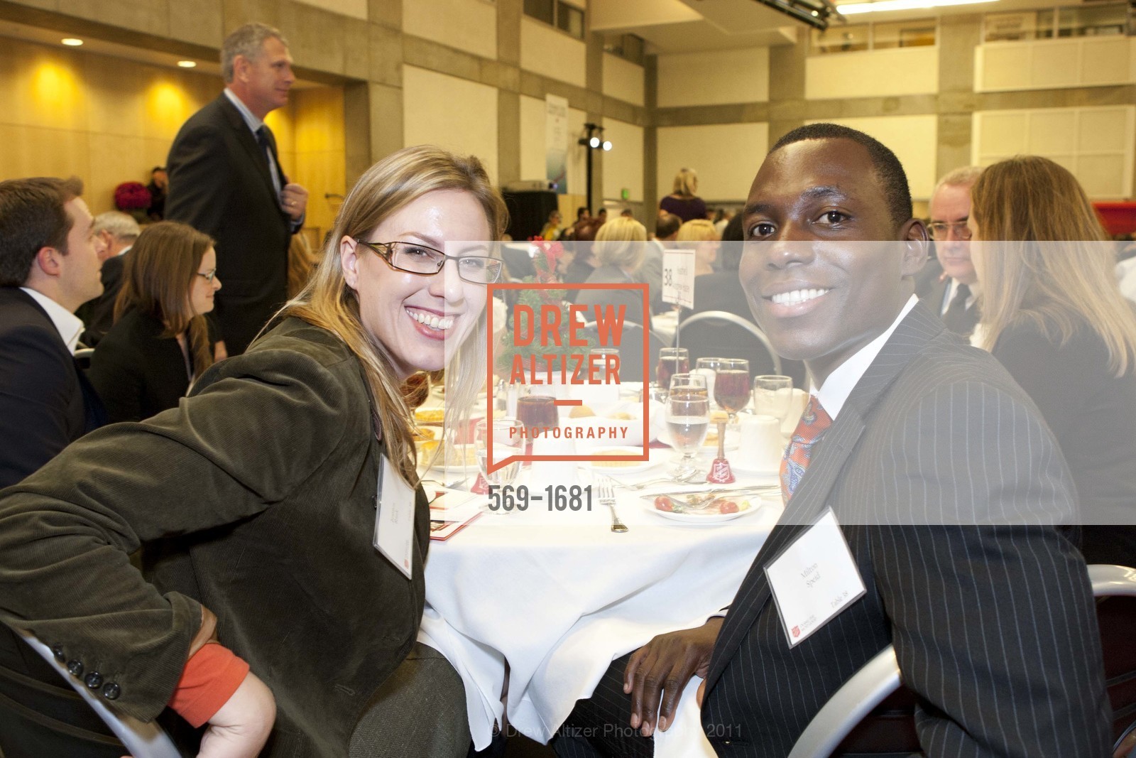 Jessica Rink, Milton Speid, The Salvation Army's 8th Annual Holiday Luncheon, US, November 16th, 2011, Photo #569-1681 Jessica Rink, Milton Speid, Photo #569-1681