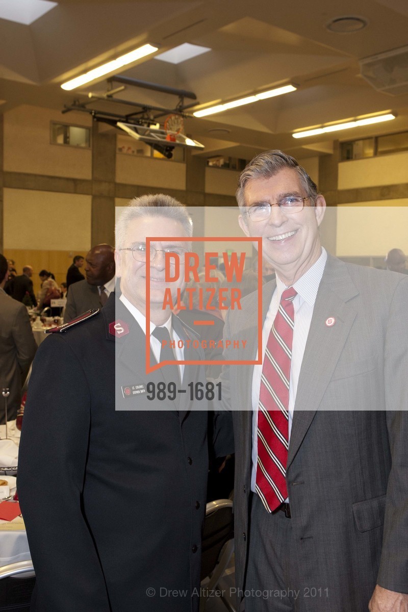 Steve Smith, Bert Decker, The Salvation Army's 8th Annual Holiday Luncheon, US, November 16th, 2011, Photo #989-1681 Steve Smith, Bert Decker, Photo #989-1681