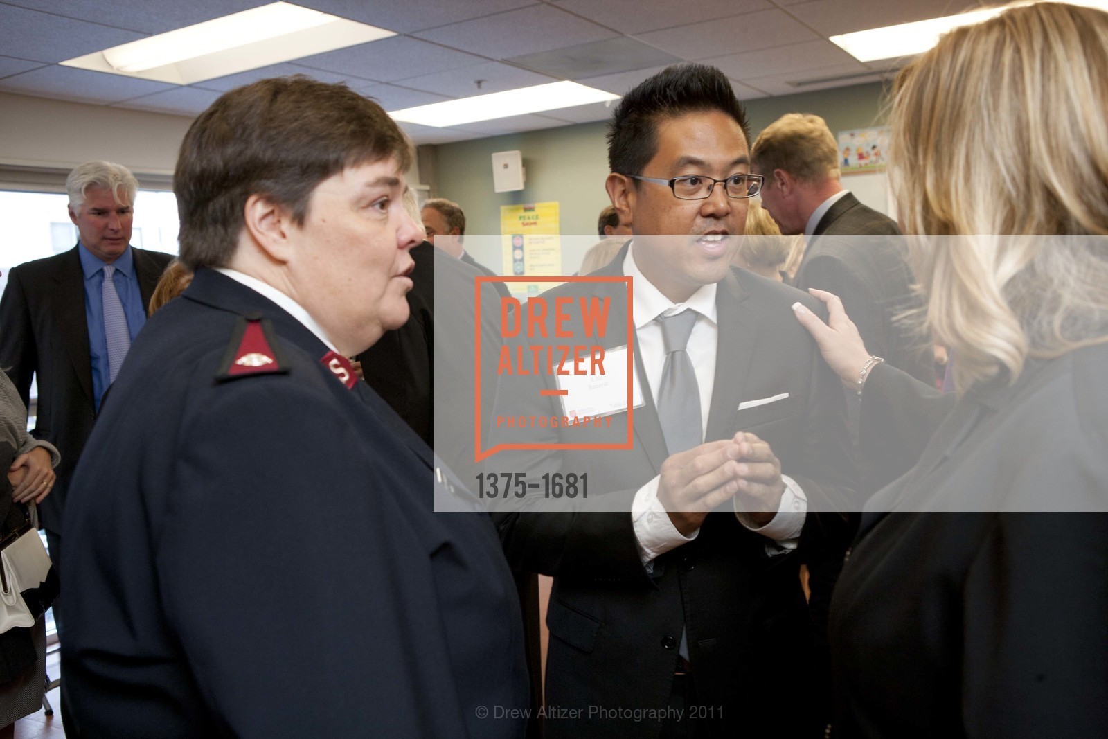 Terry Pontsler, Cliff Banayat, The Salvation Army's 8th Annual Holiday Luncheon, US, November 16th, 2011, Photo #1375-1681 Terry Pontsler, Cliff Banayat, Photo #1375-1681