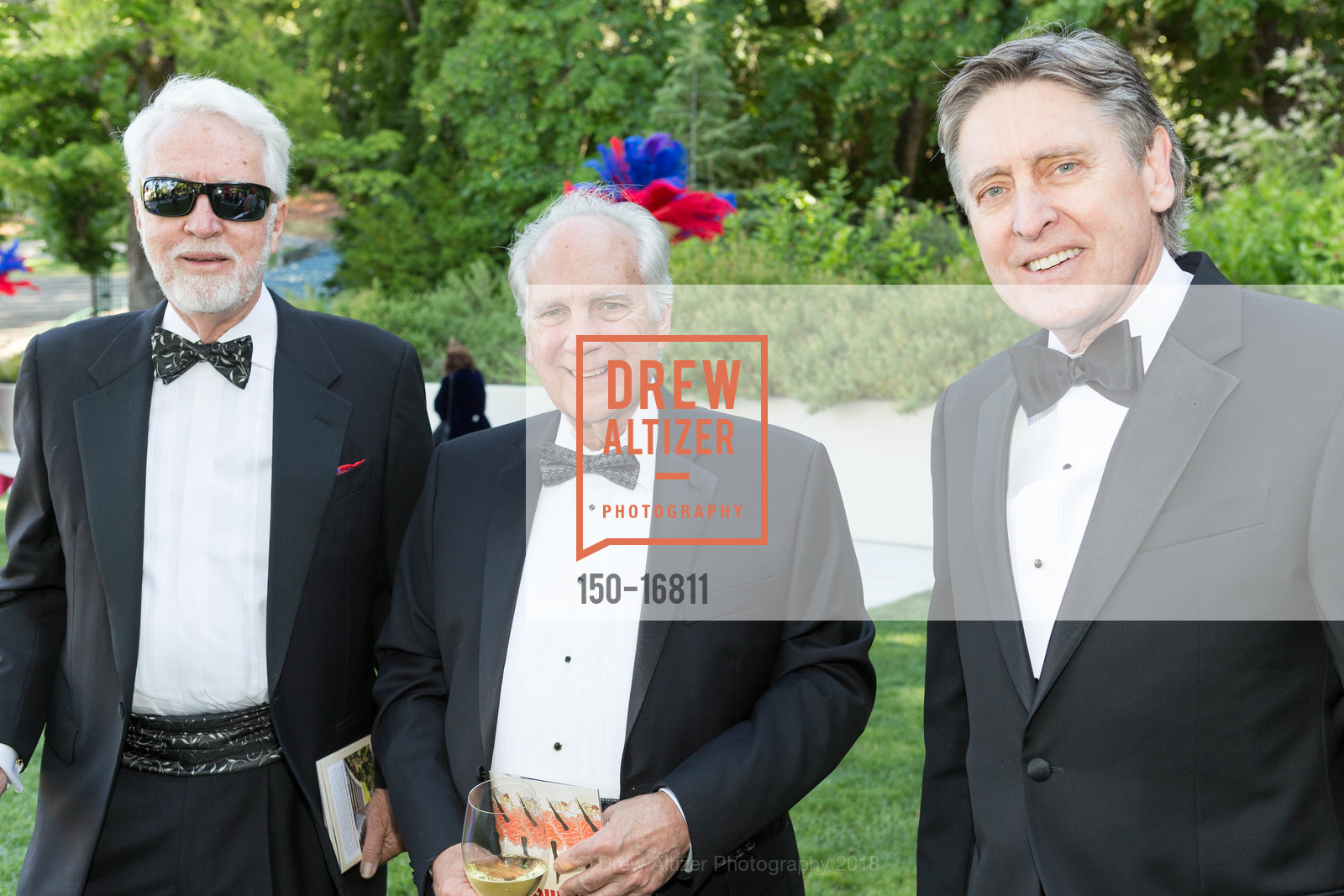 Walt Wood, Truman Reynolds, Russ Hansen, Moulin Montalvo: A Gala Night in Montmartre 2018, Montalvo Arts Center. 15400 Montalvo Road, June 16th, 2018, Photo #150-16811 Walt Wood, Truman Reynolds, Russ Hansen, Photo #150-16811
