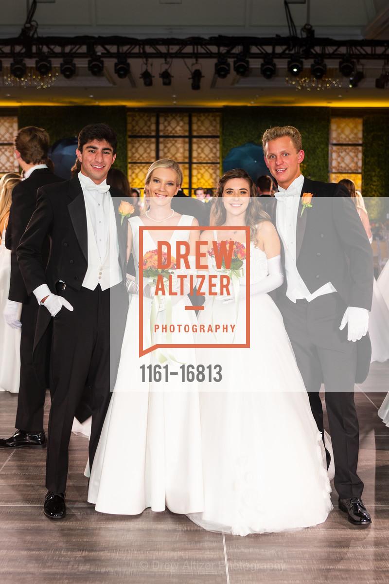 Nicholas Rod Hariri, Devon Catherine Cusack, Caroline Isabel Drysdale, Alexander Clay Lansill, San Francisco Debutante Ball 2018 Benefiting CPMC, Westin St. Francis Hotel. 335 Powell St, Photo #1161-16813 Nicholas Rod Hariri, Devon Catherine Cusack, Caroline Isabel Drysdale, Alexander Clay Lansill, Photo #1161-16813