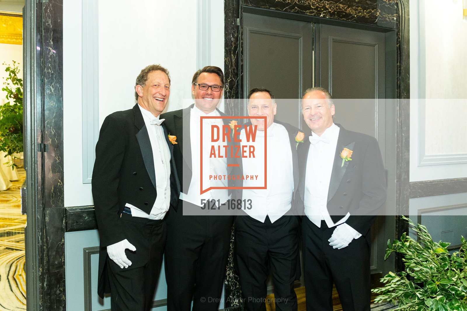 Larry Baer, Adam Dierkhising, Timothy Dilley, Jeff Cusack, San Francisco Debutante Ball 2018 Benefiting CPMC, Westin St. Francis Hotel. 335 Powell St, Photo #5121-16813 Larry Baer, Adam Dierkhising, Timothy Dilley, Jeff Cusack, Photo #5121-16813