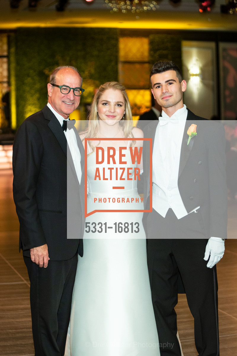 Victor Makras, Olivia Sherwood Matthes, Tyler George Makras, San Francisco Debutante Ball 2018 Benefiting CPMC, Westin St. Francis Hotel. 335 Powell St, Photo #5331-16813 Victor Makras, Olivia Sherwood Matthes, Tyler George Makras, Photo #5331-16813