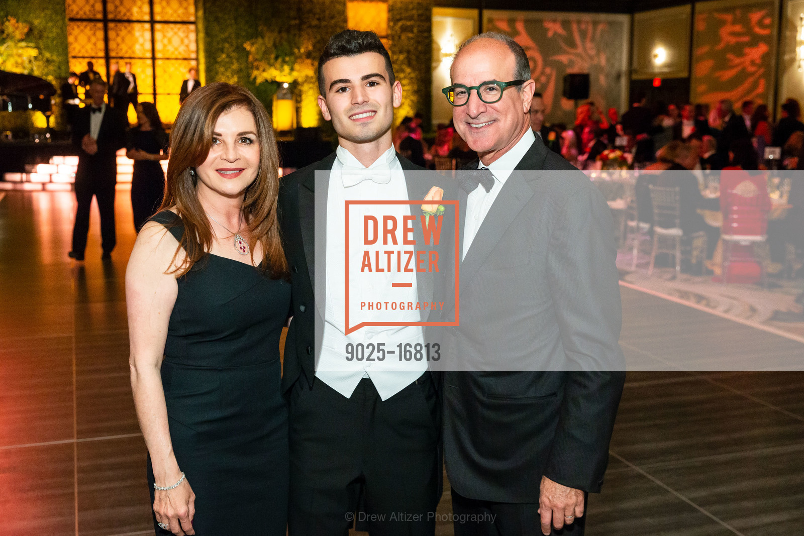 Farah Makras, Tyler George Makras, Victor Makras, San Francisco Debutante Ball 2018 Benefiting CPMC, Westin St. Francis Hotel. 335 Powell St, Photo #9025-16813 Farah Makras, Tyler George Makras, Victor Makras, Photo #9025-16813