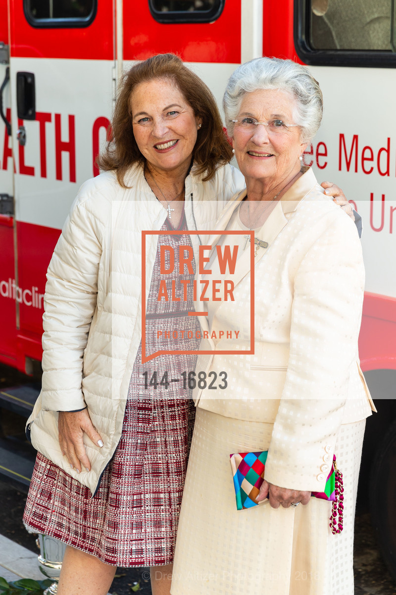 Lisa Sanchez-Corea Simpson, Lucille Sanchez-Corea, Order of Malta Clinic of Northern California's 10th Anniversary Celebration and Debut of Mobile Health Clinic, 1601 Larkin Street. 1601 Larkin Street, June 20th, 2018, Photo #144-16823 Lisa Sanchez-Corea Simpson, Lucille Sanchez-Corea, Photo #144-16823