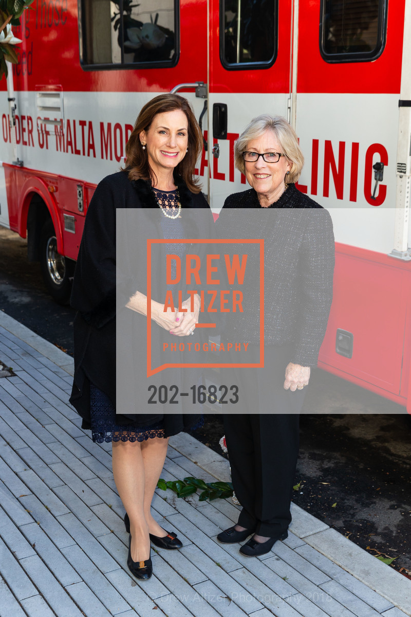 Betsy Connell, Charlotte Kiesel, Order of Malta Clinic of Northern California's 10th Anniversary Celebration and Debut of Mobile Health Clinic, 1601 Larkin Street. 1601 Larkin Street, June 20th, 2018, Photo #202-16823 Betsy Connell, Charlotte Kiesel, Photo #202-16823
