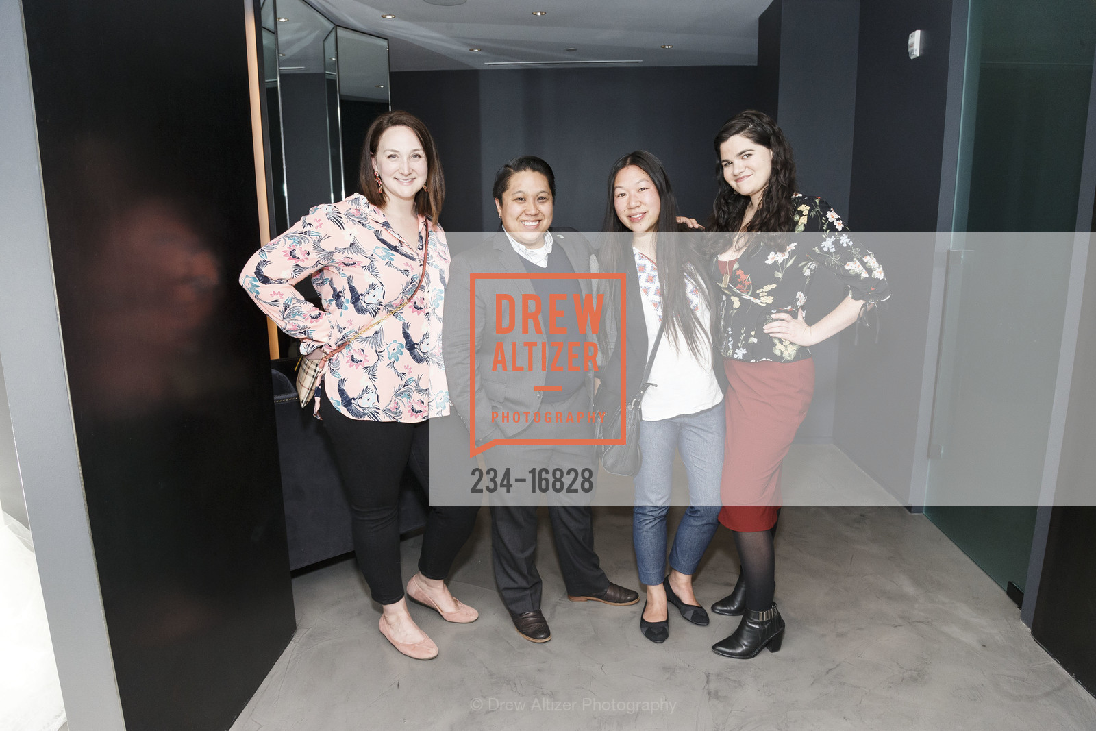 Leah Esturas-Pierson, Loraine Esturas-Pierson, Amy Fong, Kali Zappala, Vera Wang San Francisco Summer Cocktail Reception, Vera Wang, 4th Floor. 180 Geary Street, Photo #234-16828 Leah Esturas-Pierson, Loraine Esturas-Pierson, Amy Fong, Kali Zappala, Photo #234-16828