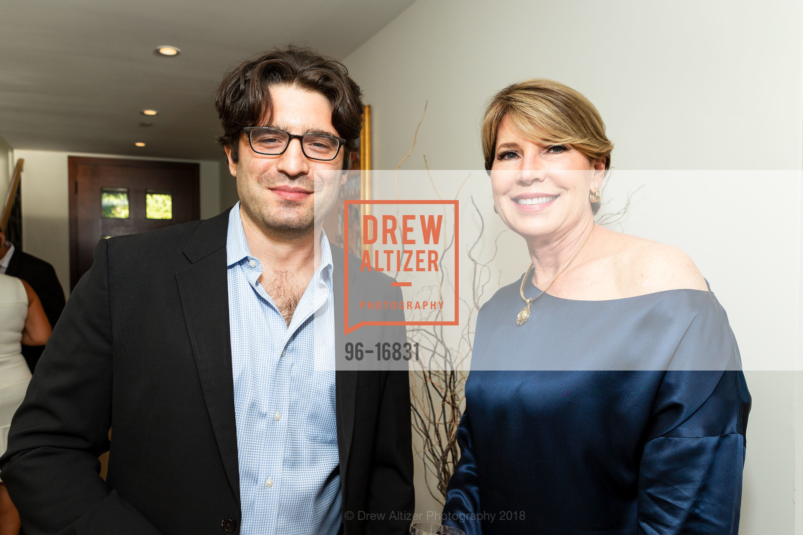 Jordan Roberts, Nancy Hahn, Launch Party for the Marin CASA Harvest of Hope: Changing Lives Fundraiser, Private Residence, June 20th, 2018, Photo #96-16831 Jordan Roberts, Nancy Hahn, Photo #96-16831