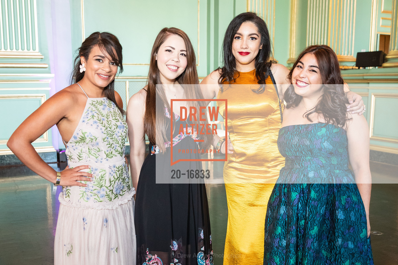 Tali Kirkwood, Brittany Conroy, Jasmine Frazier, Michelle Rick, Spinsters of San Francisco Annual Ball 2018, SF War Memorial House, Green Room. 301 Van Ness Ave, Photo #20-16833 Tali Kirkwood, Brittany Conroy, Jasmine Frazier, Michelle Rick, Photo #20-16833
