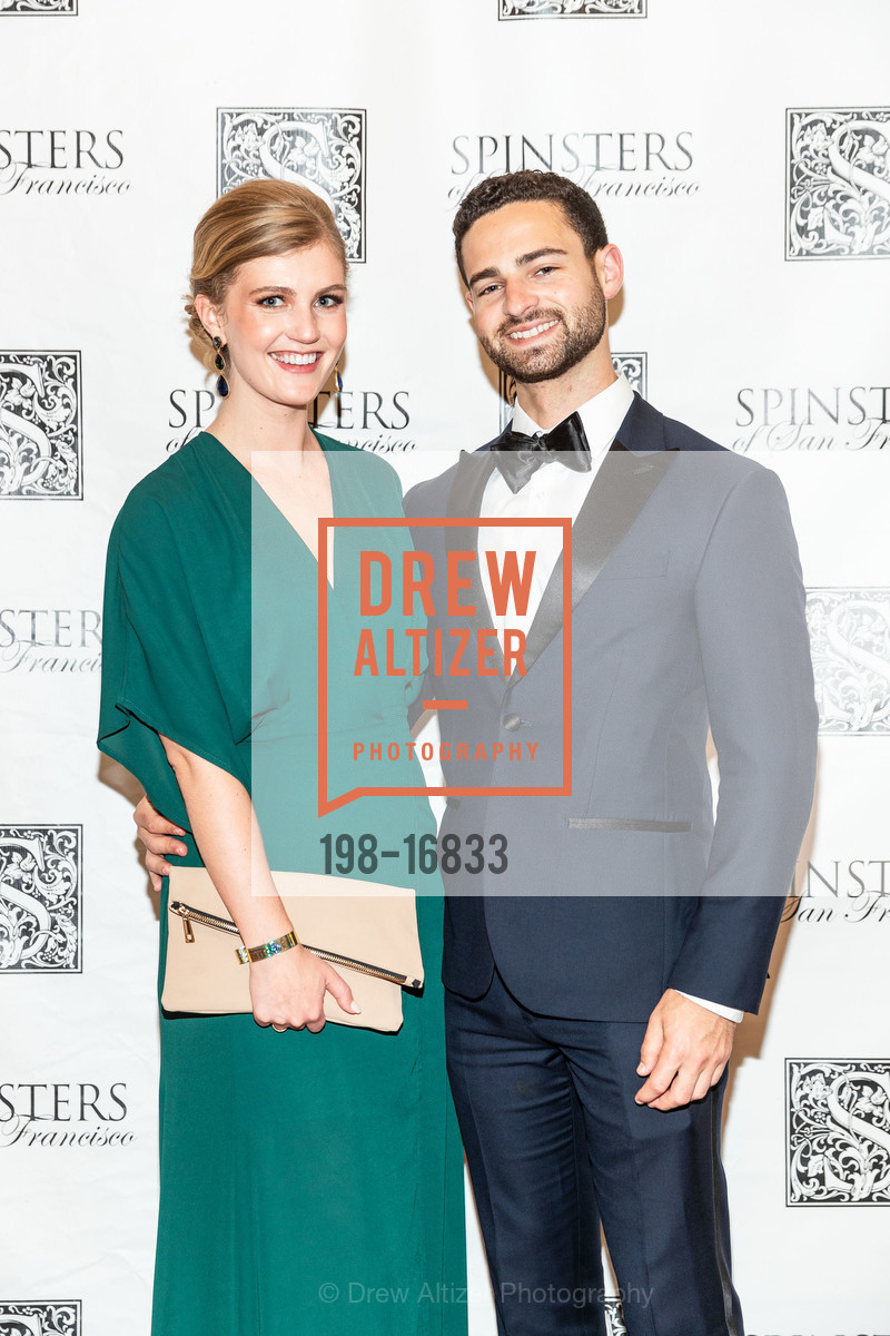 Lauren Drewniany, Dillon Katz, Spinsters of San Francisco Annual Ball 2018, SF War Memorial House, Green Room. 301 Van Ness Ave, Photo #198-16833 Lauren Drewniany, Dillon Katz, Photo #198-16833