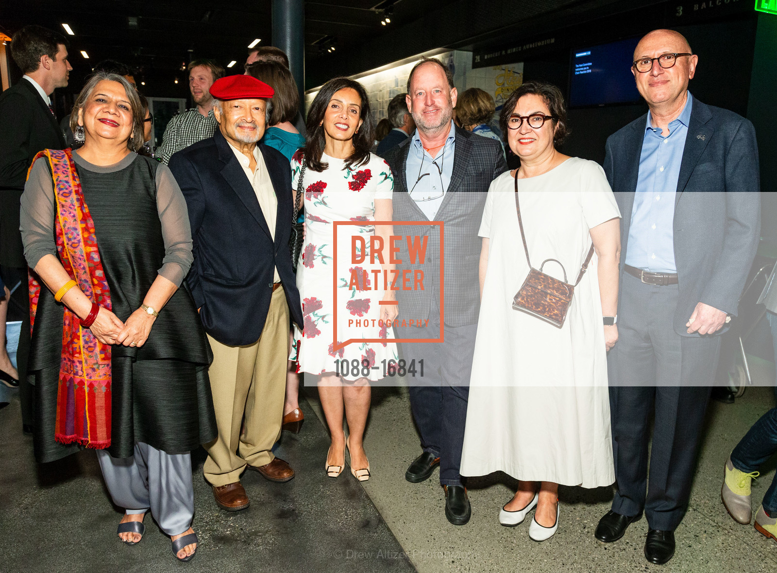Anu Maitra, Thomas Kayla, Ramyne Spire, Gary Spire, Fariba Afshari, Bahram Afshari, Ploughshares Fund Chain Reaction 2018, SF Jazz Center. 201 Franklin St, Photo #1088-16841 Anu Maitra, Thomas Kayla, Ramyne Spire, Gary Spire, Fariba Afshari, Bahram Afshari, Photo #1088-16841