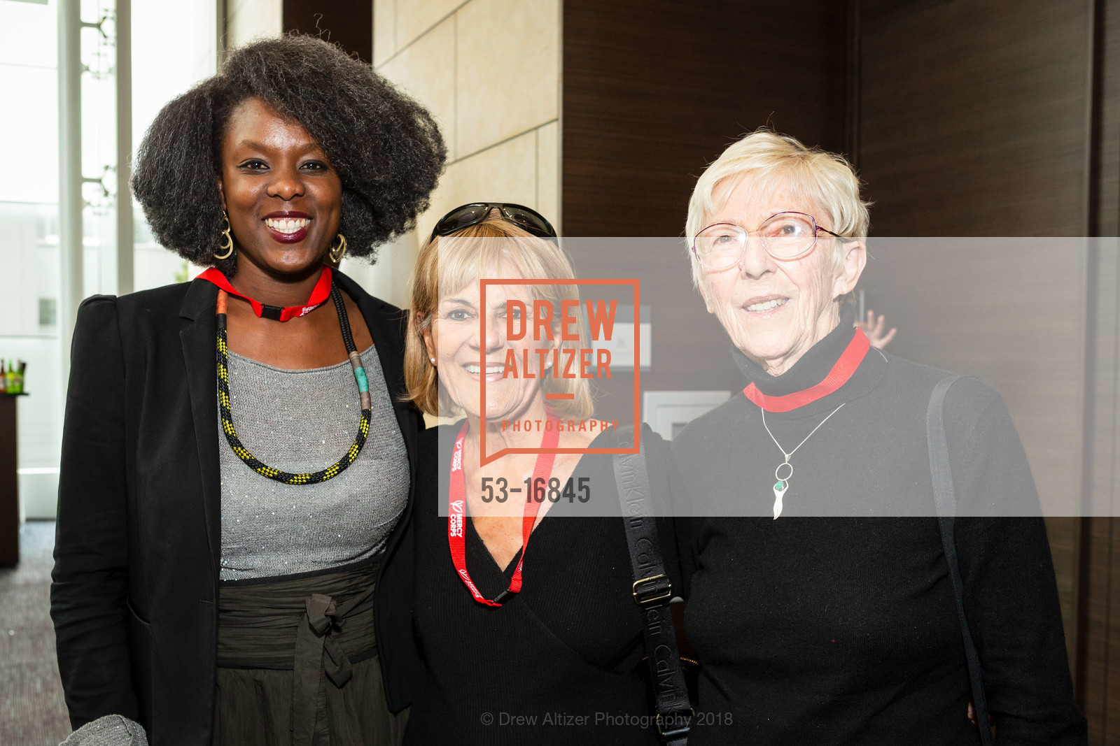 Rachel Gasinga, Pauline Walton, Roberta Duvall, Mercy Corps 2018 Gamechangers: Transforming Aid through Innovation, St. Regis Hotel. 125 3rd Street, June 27th, 2018, Photo #53-16845 Rachel Gasinga, Pauline Walton, Roberta Duvall, Photo #53-16845