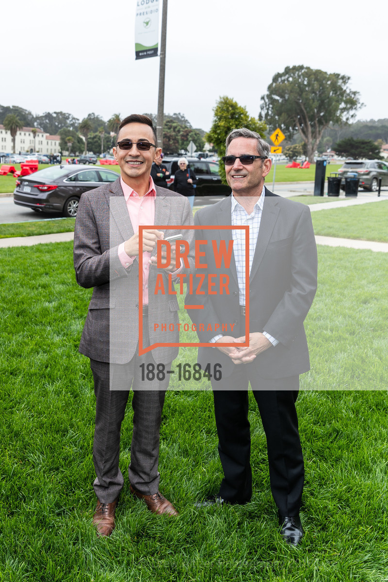 Armando Pardo, Terry Haney, Lodge at the Presidio Ribbon Cutting, Lodge at the Presidio. 105 Montgomery St, June 27th, 2018, Photo #188-16846 Armando Pardo, Terry Haney, Photo #188-16846