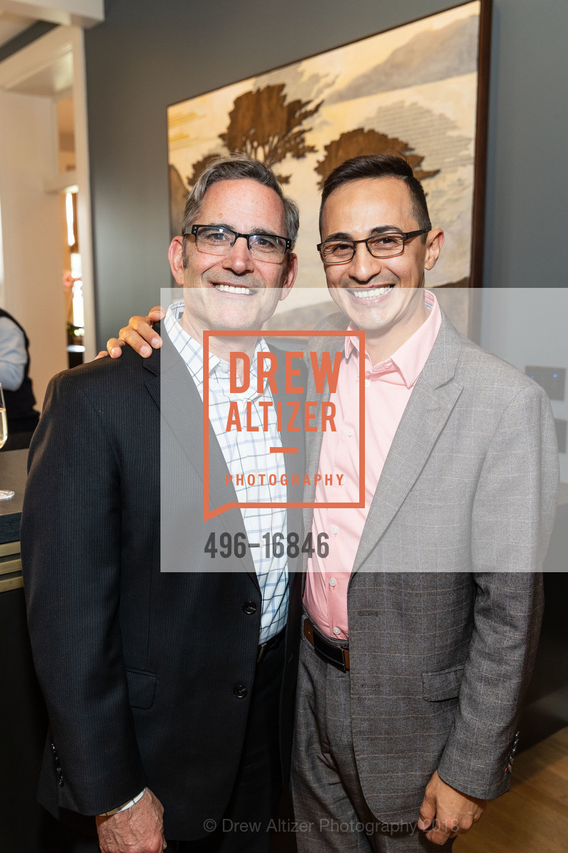 Terry Haney, Armando Pardo, Lodge at the Presidio Ribbon Cutting, Lodge at the Presidio. 105 Montgomery St, June 27th, 2018, Photo #496-16846 Terry Haney, Armando Pardo, Photo #496-16846