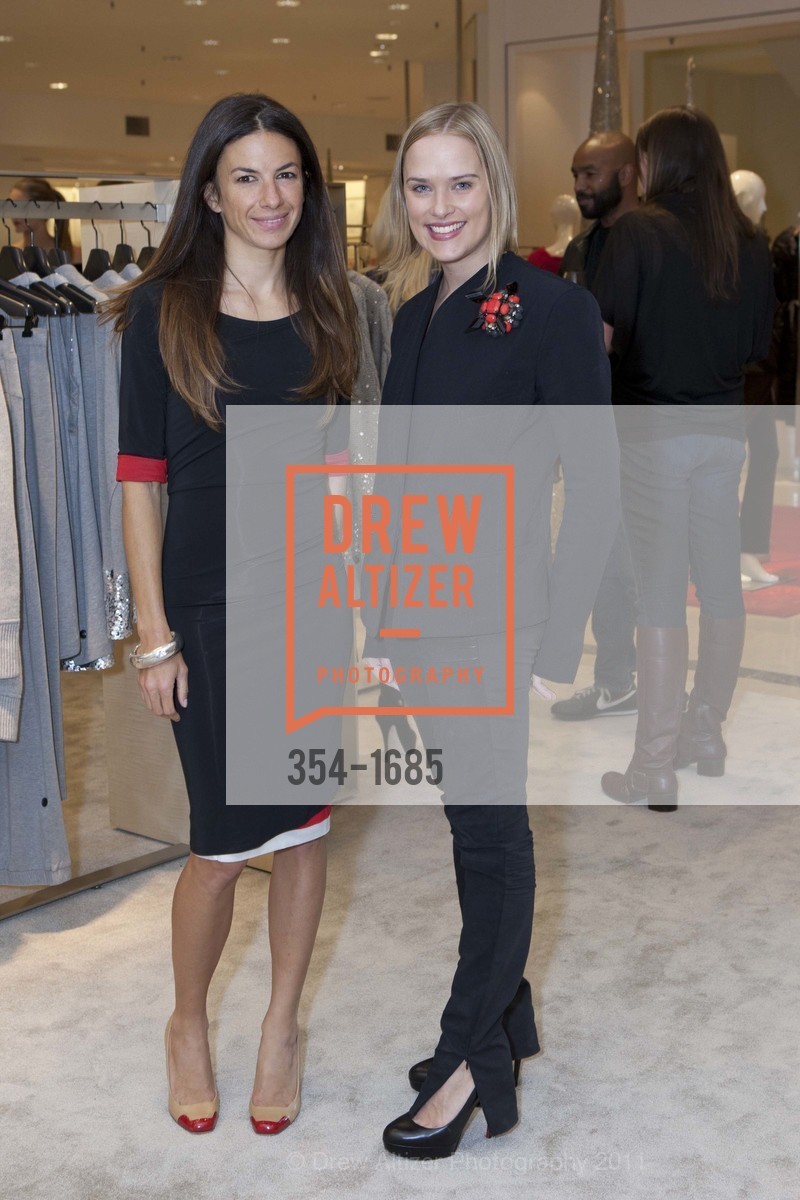 Sabrina Buell, Carrie Collins Krug, VOGUE PRESENTS Donna Karan New York Resort/Pre-Spring 2012 at Saks, Saks Fifth Avenue, Union Square. 384 Post Street, December 6th, 2011, Photo #354-1685 Sabrina Buell, Carrie Collins Krug, Photo #354-1685