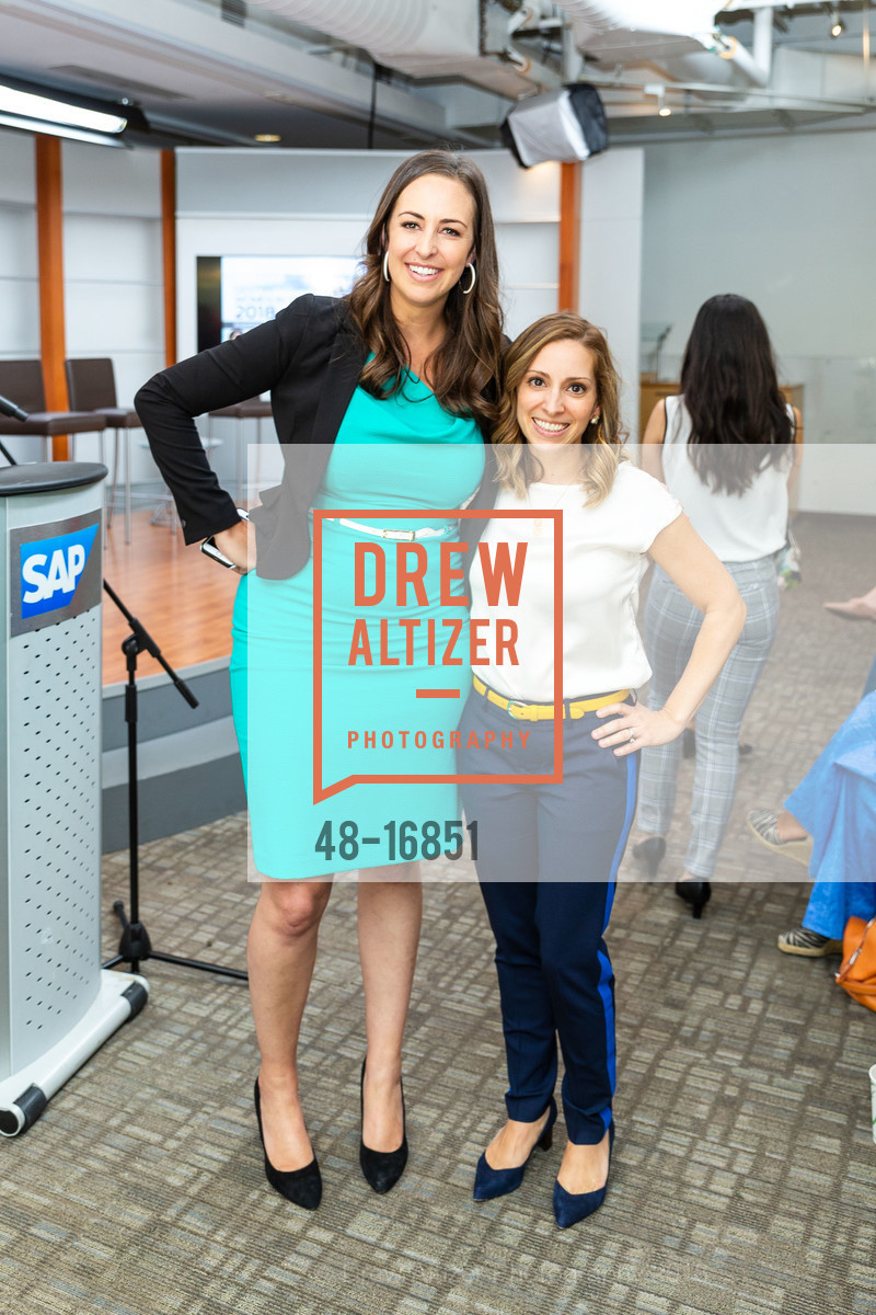 Jesse Draper, Leah Busque, GENTRY Women In Tech 2018 Conference Presented by SAP, SAP Offices. 3410 Hillview Avenue, June 28th, 2018, Photo #48-16851 Jesse Draper, Leah Busque, Photo #48-16851
