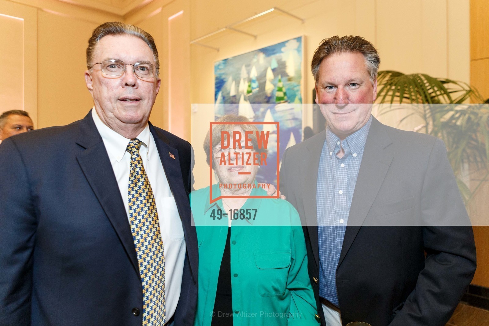 Jim Ruane, Maureen Ruane, John Feucht, Levick Hosts Private Event, 350 Bush St, Photo #49-16857 Jim Ruane, Maureen Ruane, John Feucht, Photo #49-16857