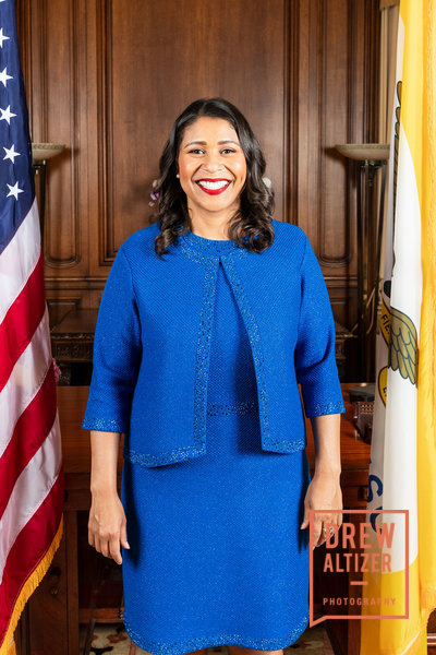 PHOTO LINE At Inauguration Of SF Mayor London Breed