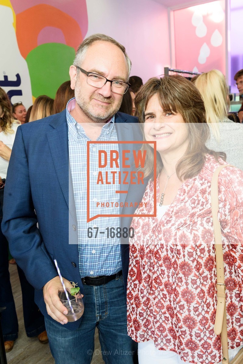 Josh Goldman, Judy Goldman, hint Water Bar Grand Opening Celebration, hint Water Bar. 2124 Union Street, July 12th, 2018, Photo #67-16880 Josh Goldman, Judy Goldman, Photo #67-16880