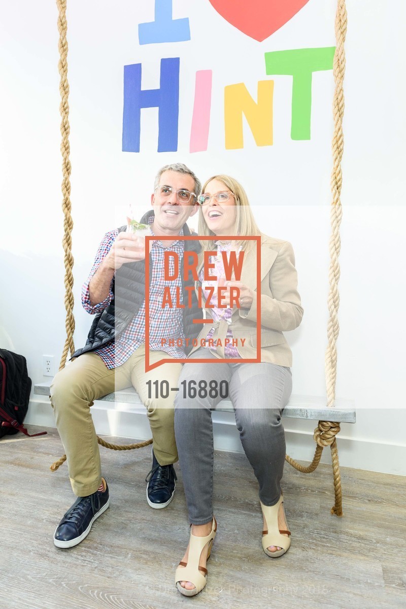 Mark Schachter, Charlene Schachter, hint Water Bar Grand Opening Celebration, hint Water Bar. 2124 Union Street, July 12th, 2018, Photo #110-16880 Mark Schachter, Charlene Schachter, Photo #110-16880