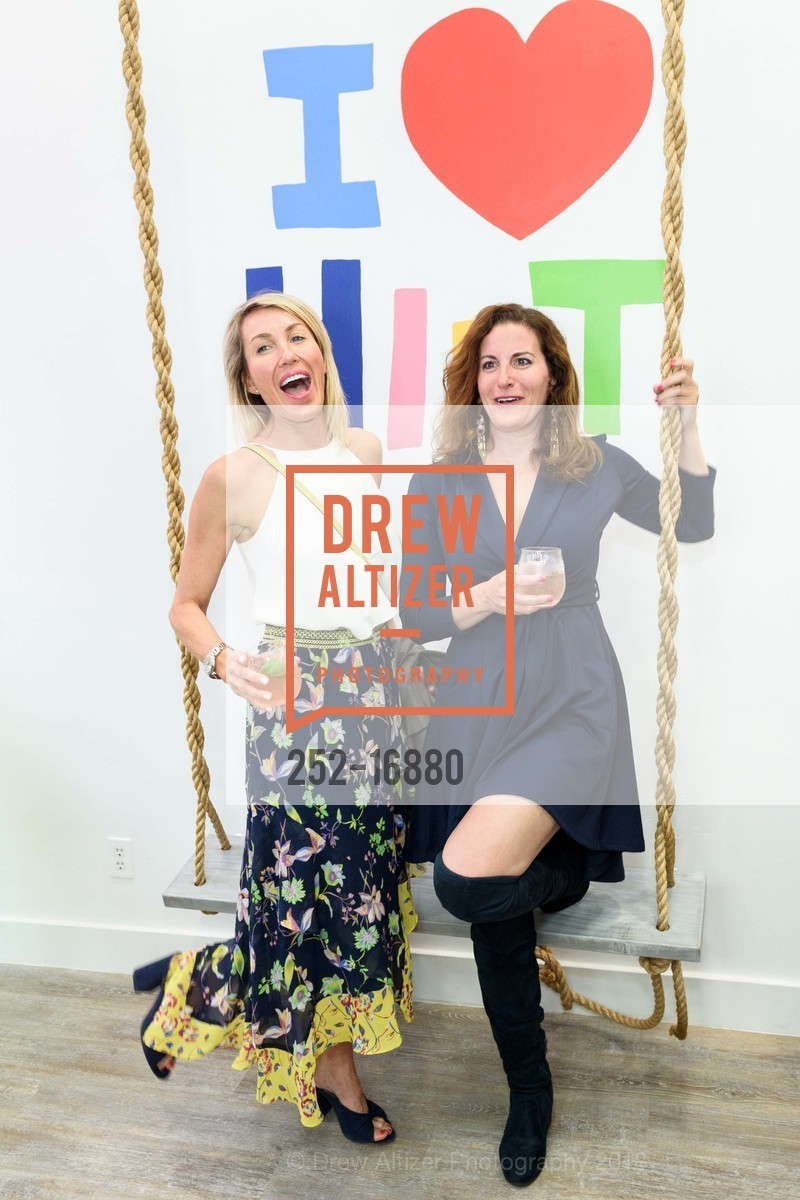 Amy Renda, Karen Lusinchi, hint Water Bar Grand Opening Celebration, hint Water Bar. 2124 Union Street, July 12th, 2018, Photo #252-16880 Amy Renda, Karen Lusinchi, Photo #252-16880