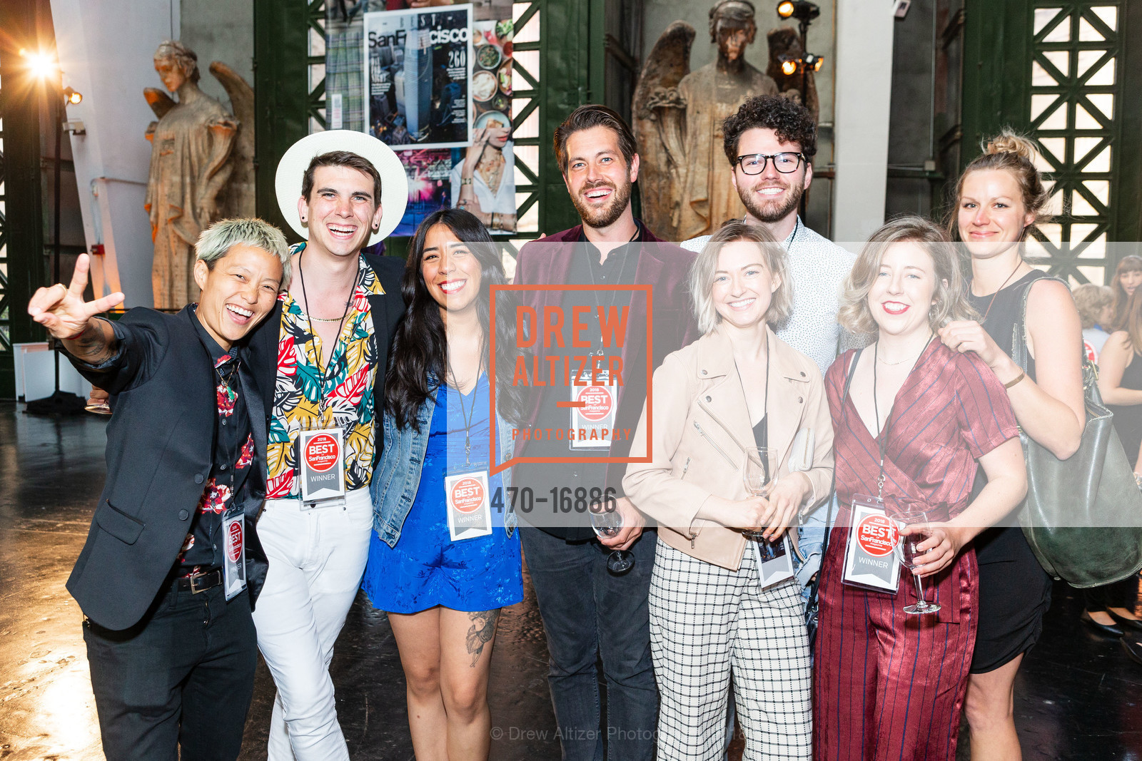 Emerson Boyle, Jessica Flores, Benjamin Boso, Zoe Swanson, Alec Avakian, Best of San Francisco Magazine, Palace of Fine Arts. 3301 Lyon St, San Francisco, CA 94123, July 12th, 2018, Photo #470-16886 Emerson Boyle, Jessica Flores, Benjamin Boso, Zoe Swanson, Alec Avakian, Photo #470-16886