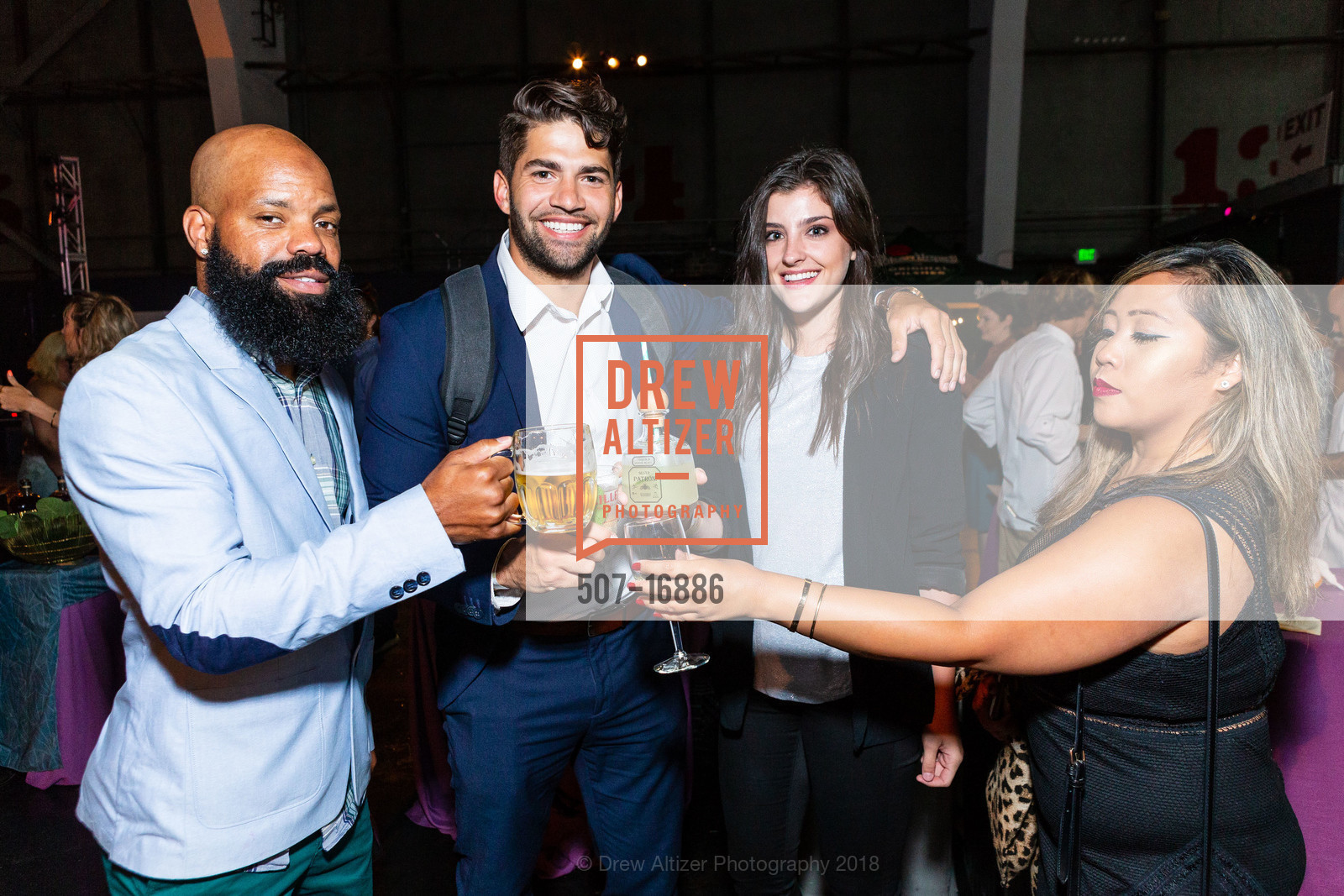 D'Andre Smith, Joshua Badeaux, Rihanna Alario, Frances Santos, Best of San Francisco Magazine, Palace of Fine Arts. 3301 Lyon St, San Francisco, CA 94123, July 12th, 2018, Photo #507-16886 D'Andre Smith, Joshua Badeaux, Rihanna Alario, Frances Santos, Photo #507-16886