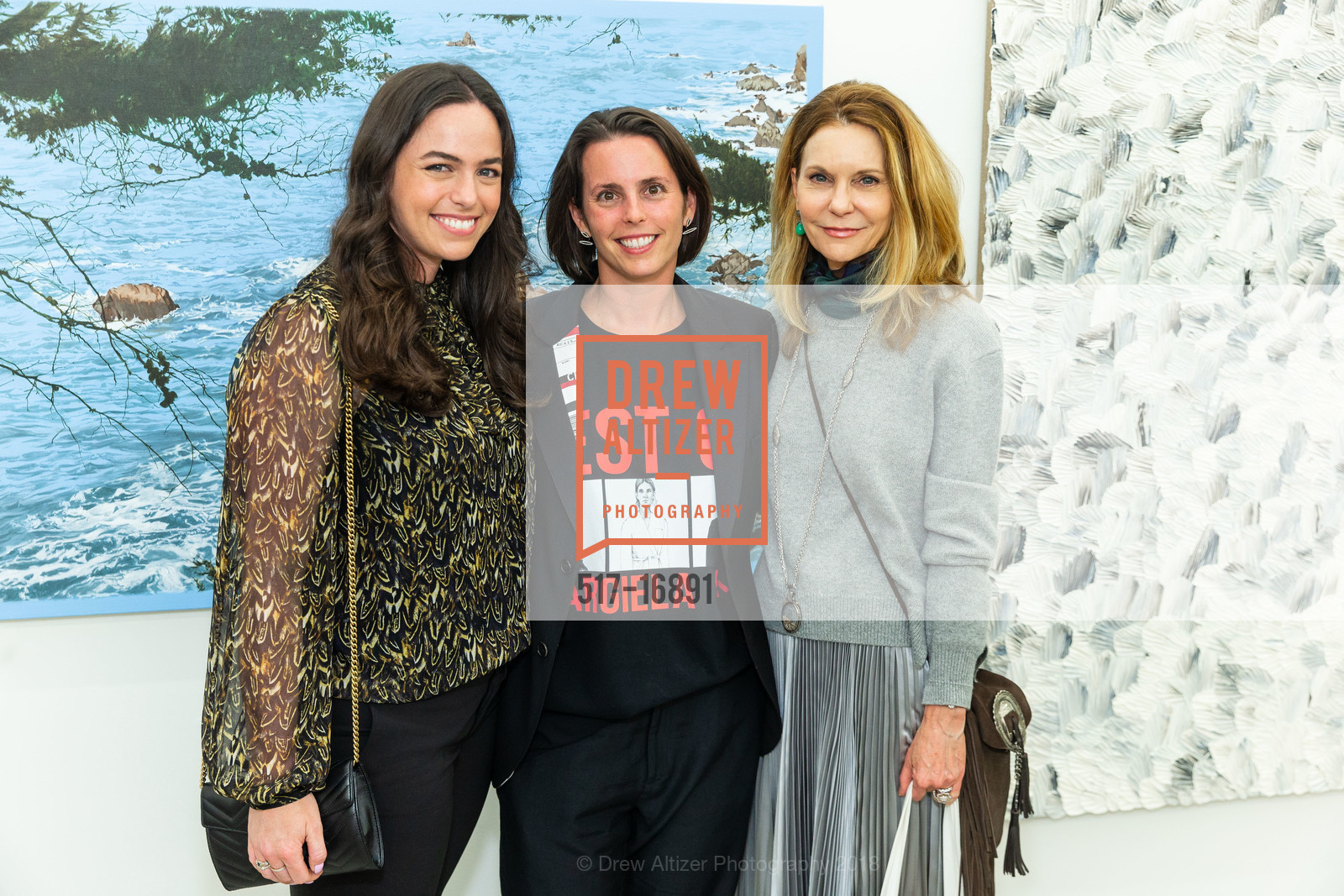 Lesley Silverman, Jessica Silverman, Penny Coulter, Kinship: Celebrating 10 Years of Jessica Silverman Gallery, Jessica Silverman Gallery. 488 Ellis Street, July 19th, 2018, Photo #517-16891 Lesley Silverman, Jessica Silverman, Penny Coulter, Photo #517-16891