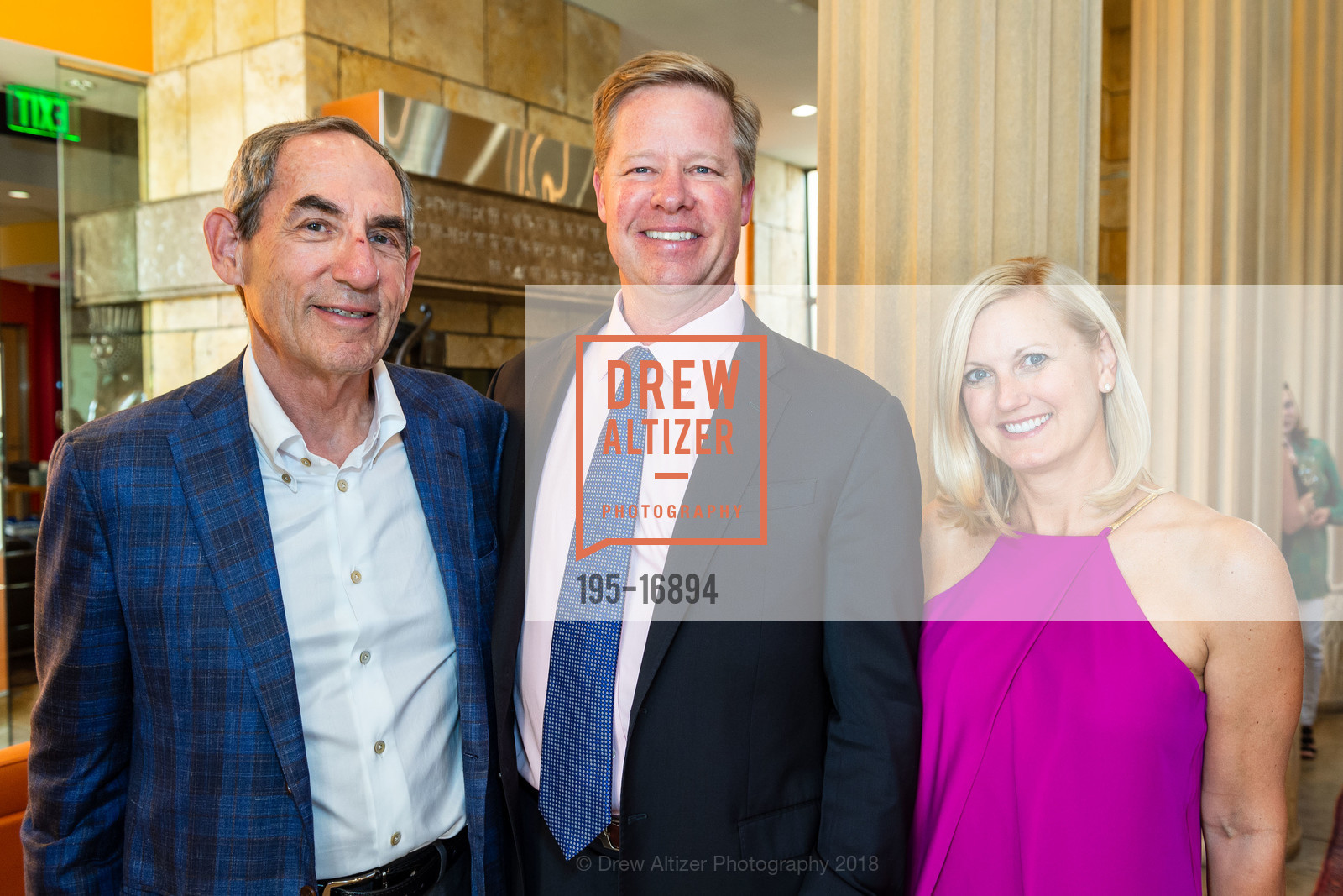 Ken Novack, Mike Selfridge, Courtney Selfridge, Festival Napa Valley 2018 Founders Dinner at Darioush Winery, Darioush Winery. 4240 Silverado Trail, July 19th, 2018, Photo #195-16894 Ken Novack, Mike Selfridge, Courtney Selfridge, Photo #195-16894