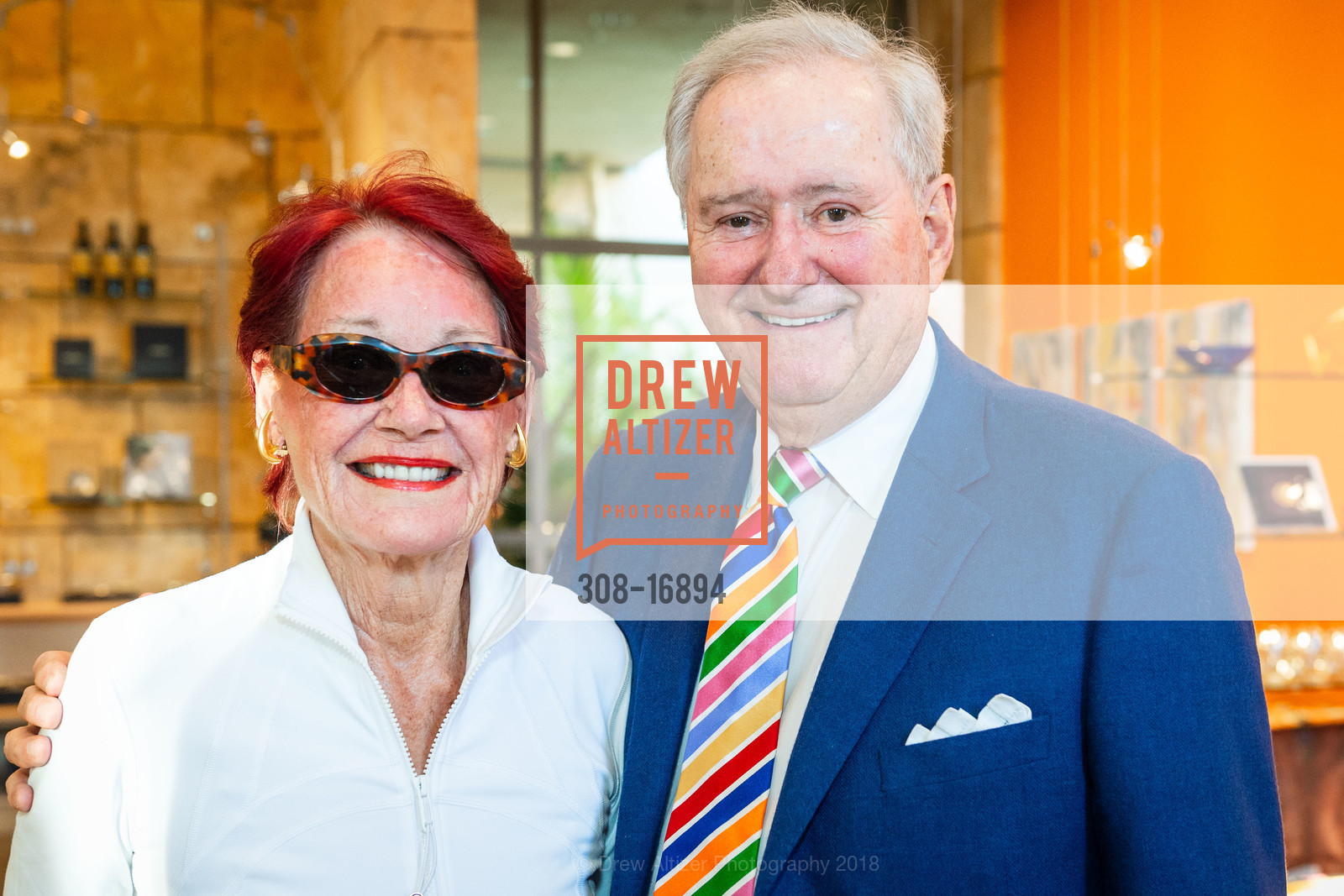 Roger Walther, Anne Walther, Festival Napa Valley 2018 Founders Dinner at Darioush Winery, Darioush Winery. 4240 Silverado Trail, July 19th, 2018, Photo #308-16894 Roger Walther, Anne Walther, Photo #308-16894