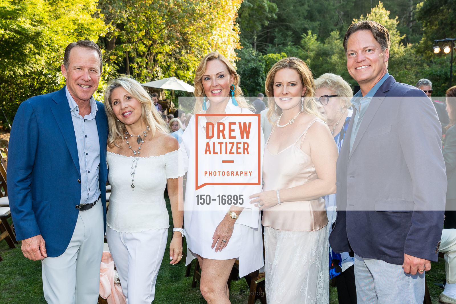 Randy Bigony, Cynthia Bigony, Jennifer Sheahan, Maggie Oetgen, Stephen Oetgen, Festival Napa Valley 2018 Opening Night Opera Under the Stars, Meadowood Napa Valley. 900 Meadowood Lane, July 20th, 2018, Photo #150-16895 Randy Bigony, Cynthia Bigony, Jennifer Sheahan, Maggie Oetgen, Stephen Oetgen, Photo #150-16895