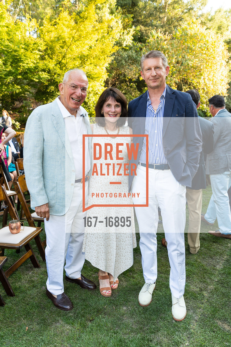 Steve Susman, Ellen Susman, Joe Saveri, Festival Napa Valley 2018 Opening Night Opera Under the Stars, Meadowood Napa Valley. 900 Meadowood Lane, July 20th, 2018, Photo #167-16895 Steve Susman, Ellen Susman, Joe Saveri, Photo #167-16895