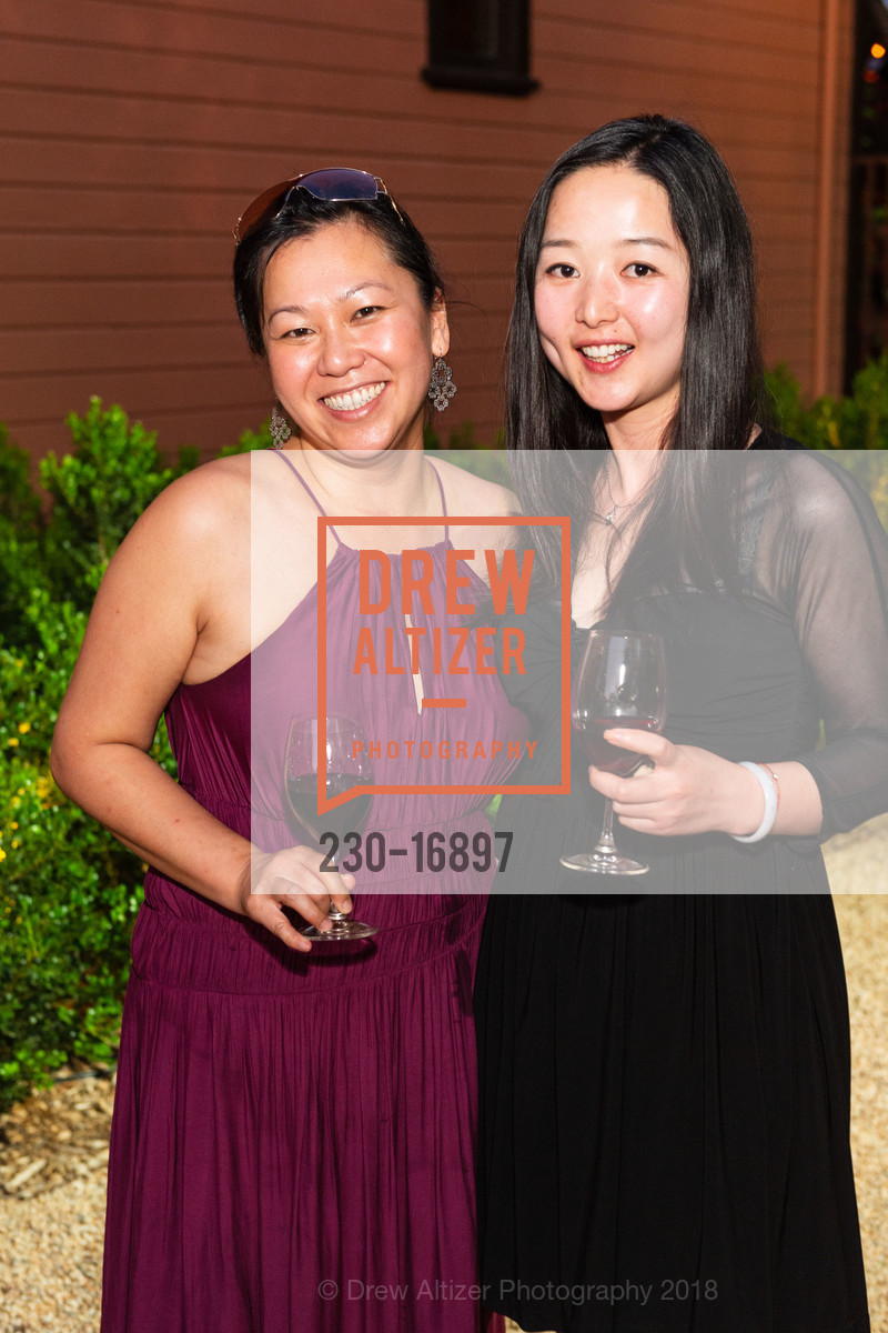 Jeannie Cuan, Yifeng Lin, Festival Napa Valley 2018 Trefethen Anniversary Dinner and Compay Segundo Concert, Trefethen Family Vineyard. 1160 Oak Knoll Avenue, July 21st, 2018, Photo #230-16897 Jeannie Cuan, Yifeng Lin, Photo #230-16897
