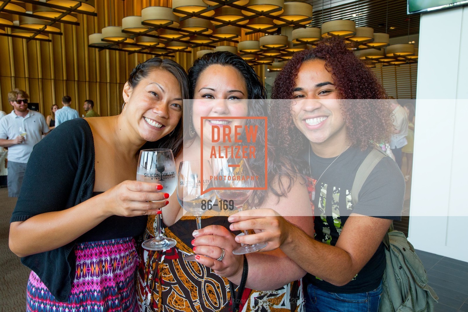 Cynthia Tan, Marina Martinez, Janeiro Golson, Silicon Valley Wine Auction Benefiting Silicon Valley Education Foundation, Levi's Stadium. 4900 Marie P. DeBartolo Way, June 19th, 2015,Drew Altizer, Drew Altizer Photography, full-service agency, private events, San Francisco photographer, photographer california