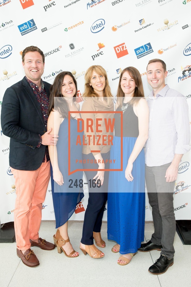 Michael Mulligan, Rachel McLaughlin, Peggy Hannon, Ryan Flannery, Gucci & Vogue Dinner, Levi's Stadium. 4900 Marie P. DeBartolo Way, June 19th, 2015, Photo #248-169 Michael Mulligan, Rachel McLaughlin, Peggy Hannon, Ryan Flannery, Photo #248-169