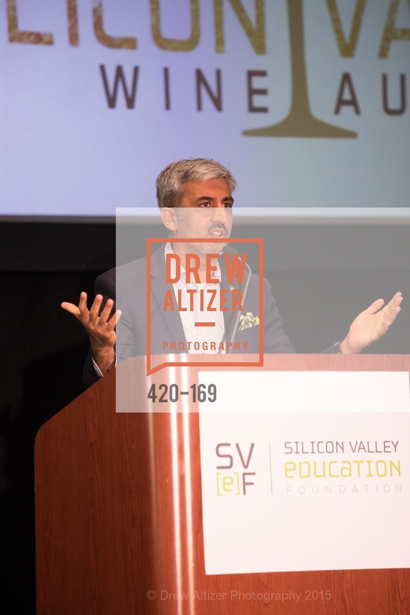 Muhammed Chaudhry, Silicon Valley Wine Auction Benefiting Silicon Valley Education Foundation, Levi's Stadium. 4900 Marie P. DeBartolo Way, June 19th, 2015,Drew Altizer, Drew Altizer Photography, full-service agency, private events, San Francisco photographer, photographer california