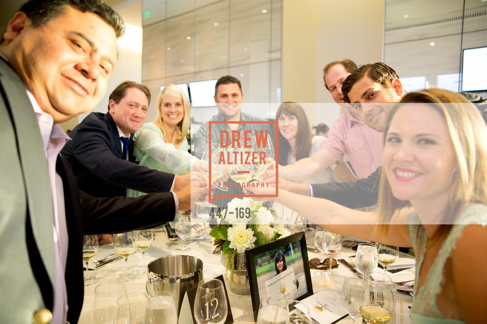 Liam Mayclem, Robin Woodward, Martin Woodward, Megan Metz, Josh Metz, Daniel Sharabi, Sophie Sharabi, Silicon Valley Wine Auction Benefiting Silicon Valley Education Foundation, Levi's Stadium. 4900 Marie P. DeBartolo Way, June 19th, 2015,Drew Altizer, Drew Altizer Photography, full-service agency, private events, San Francisco photographer, photographer california