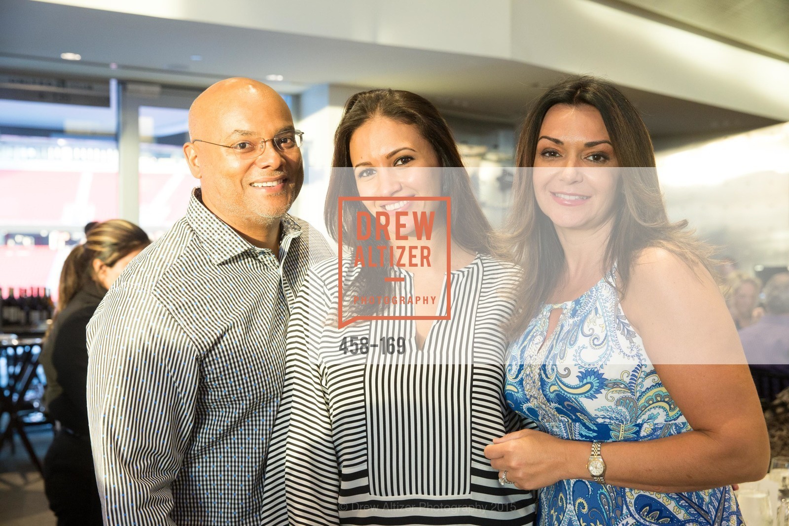 Lloyd Carney, Anna Abinader, Anna Ferris, Gucci & Vogue Dinner, Levi's Stadium. 4900 Marie P. DeBartolo Way, June 19th, 2015, Photo #458-169 Lloyd Carney, Anna Abinader, Anna Ferris, Photo #458-169