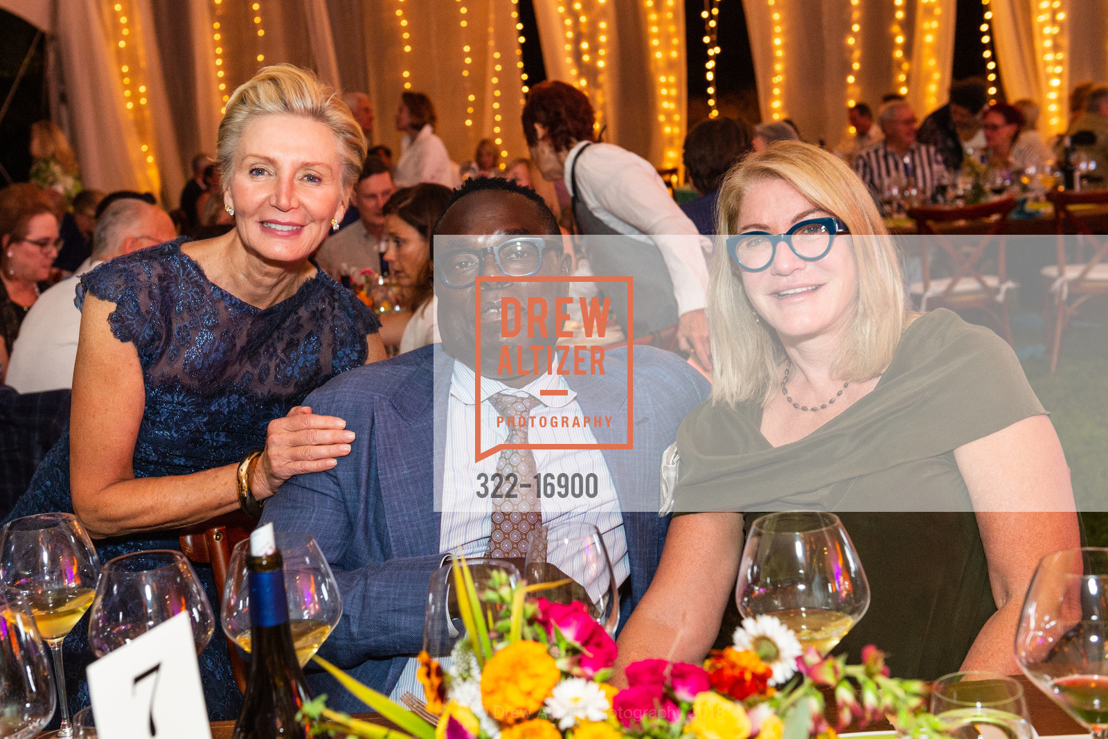 Shelley Reid, LeMel Humes, Suzanne Deal Booth, Festival Napa Valley 2018 Arts for All Gala at HALL St Helena, HALL Wines. 401 St. Helena Highway, July 22nd, 2018, Photo #322-16900 Shelley Reid, LeMel Humes, Suzanne Deal Booth, Photo #322-16900