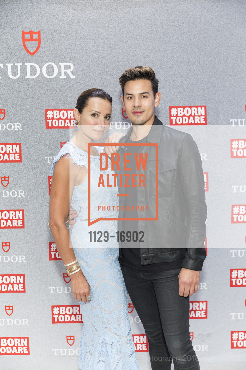 Claudia Ross, Michael Gerbino, Shreve & Co. Hosts Tudor Cocktail Reception, Shreve & Co. 150 Post Street, July 18th, 2018, Photo #1129-16902 Claudia Ross, Michael Gerbino, Photo #1129-16902
