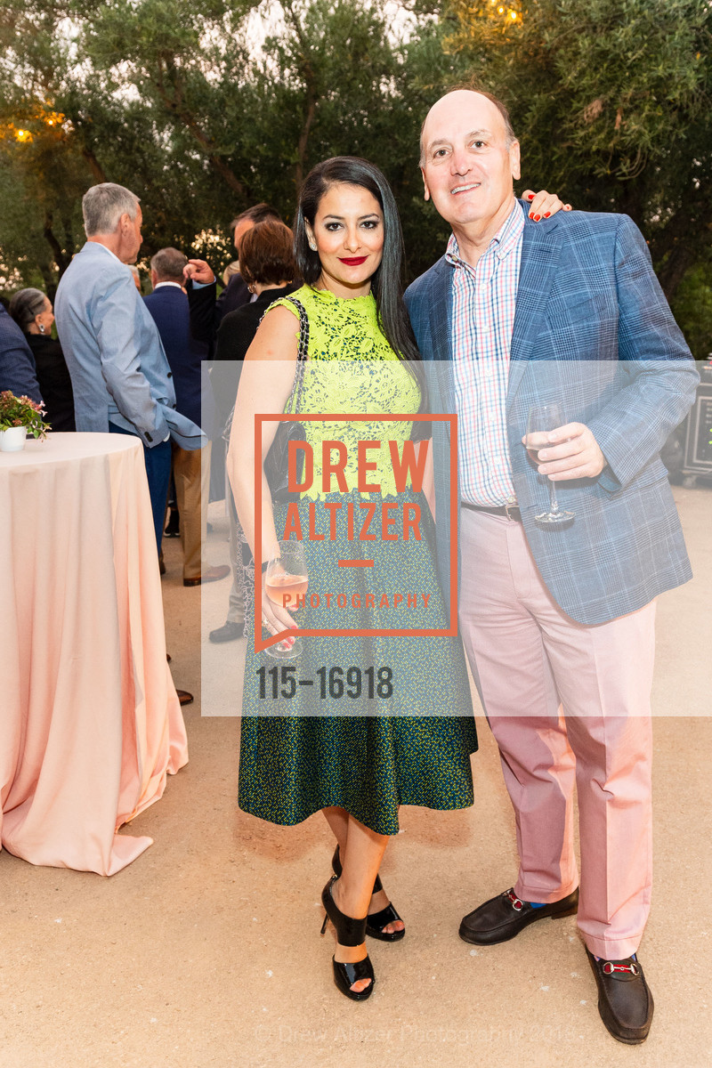 Nili Moghaddam, Peter Zarifes, Festival Napa Valley 2018 Patron Dinner at CIA at Copia, CIA at Copia. 500 1st Street, July 27th, 2018, Photo #115-16918 Nili Moghaddam, Peter Zarifes, Photo #115-16918