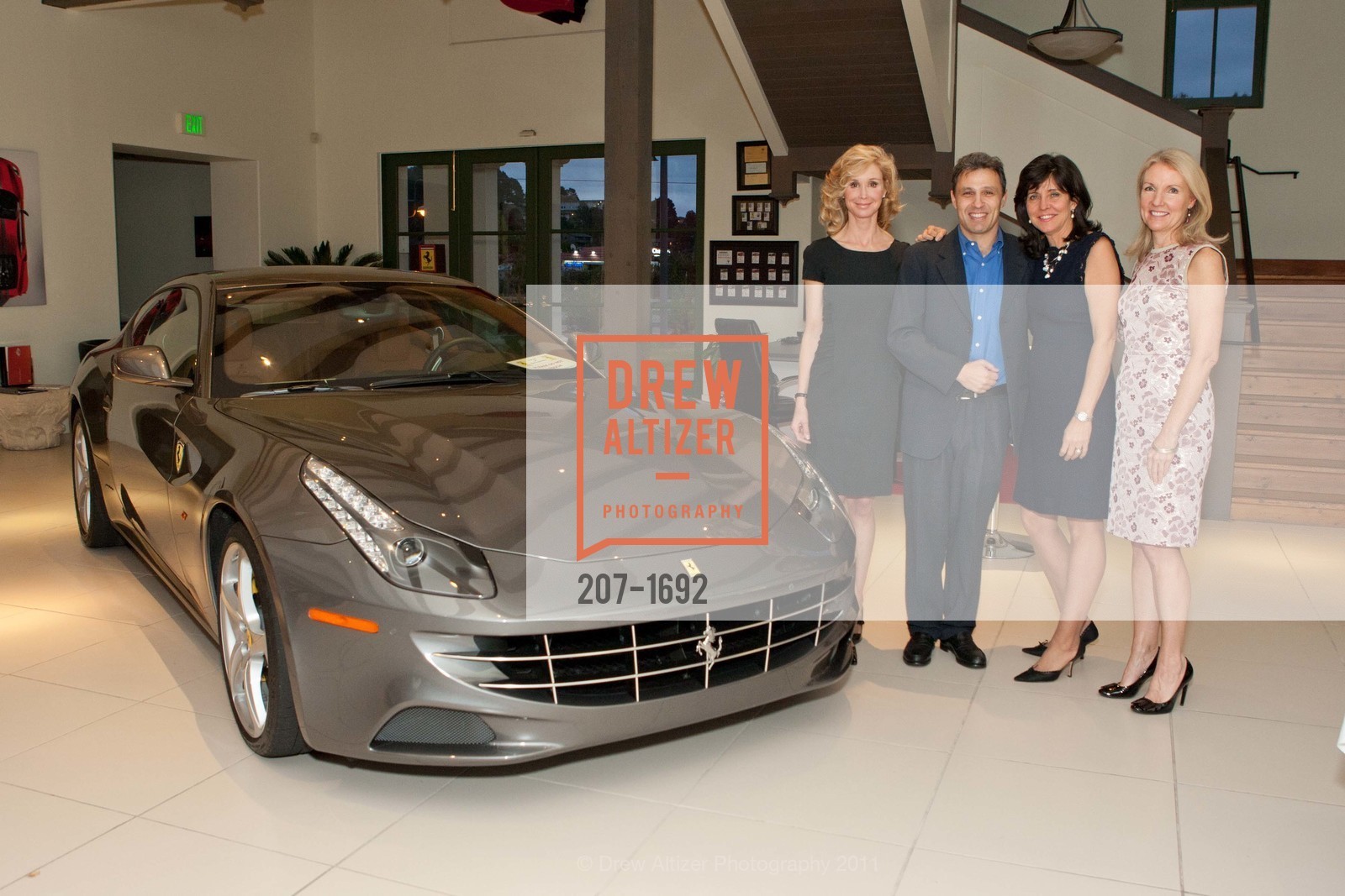 Susan Tamagni, Emmanuel Turin, Anne Marie Massocca, Ann Girard, San Francisco Opera Guild - Opera Ball Post-Party at Ferrari/Maserati of San Francisco, US, December 11th, 2011, Photo #207-1692 Susan Tamagni, Emmanuel Turin, Anne Marie Massocca, Ann Girard, Photo #207-1692