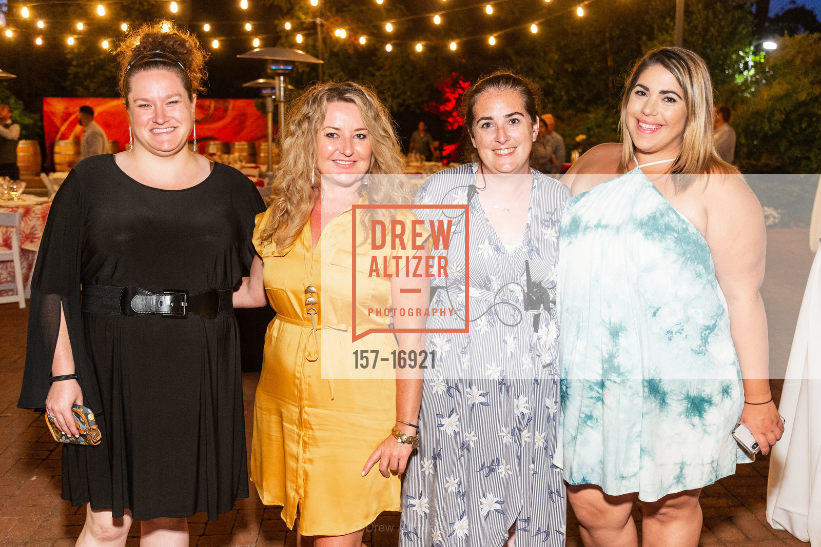 Bonnie Cowen, Melody Flores, Beth Salome, Cory Faguntes, Festival Napa Valley 2018 Patron Dinner at Silverado Resort and Spa, Silverado Resort and Spa. 1600 Atlas Peak Road, July 26th, 2018, Photo #157-16921 Bonnie Cowen, Melody Flores, Beth Salome, Cory Faguntes, Photo #157-16921
