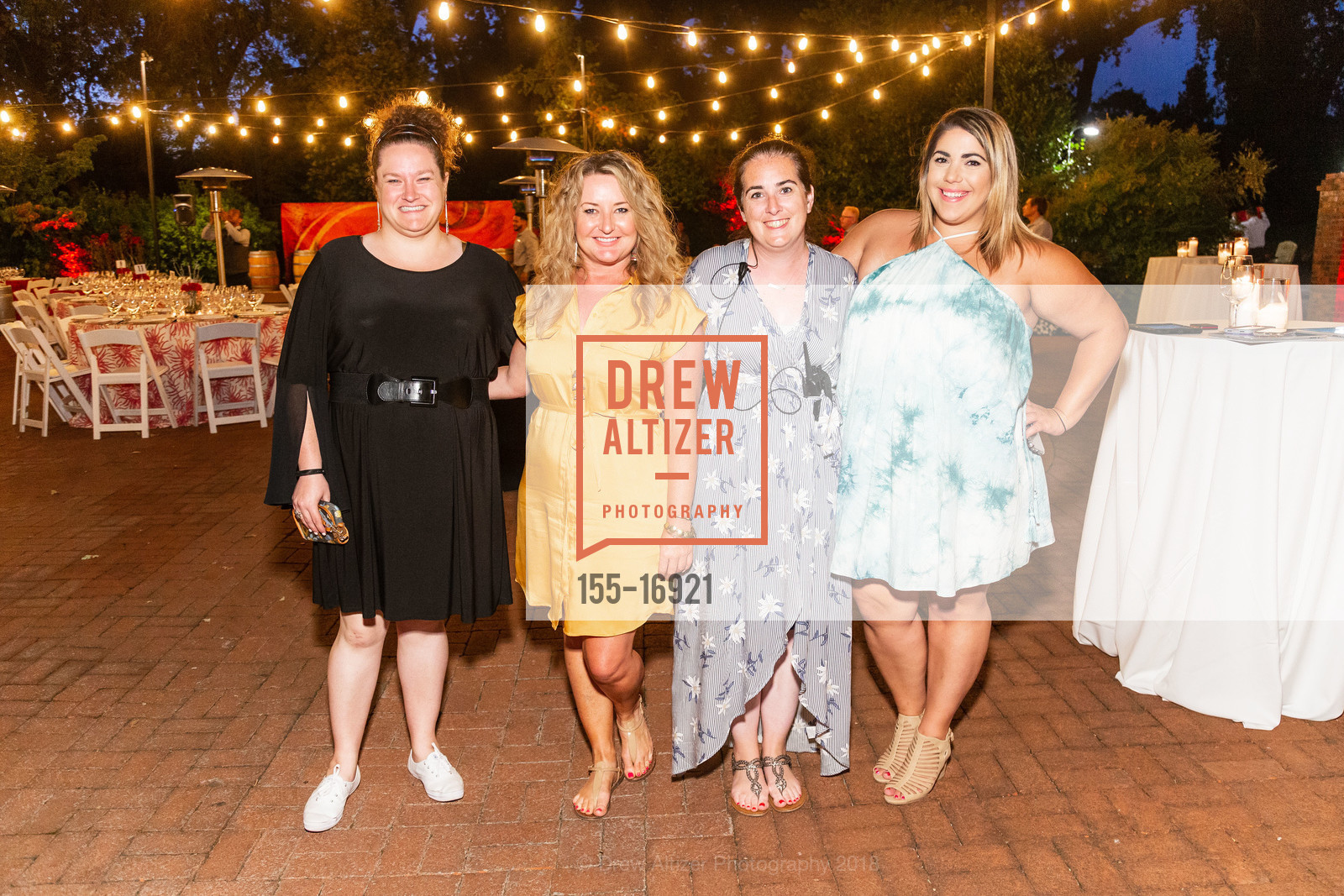 Bonnie Cowen, Melody Flores, Beth Salome, Cory Faguntes, Festival Napa Valley 2018 Patron Dinner at Silverado Resort and Spa, Silverado Resort and Spa. 1600 Atlas Peak Road, July 26th, 2018, Photo #155-16921 Bonnie Cowen, Melody Flores, Beth Salome, Cory Faguntes, Photo #155-16921