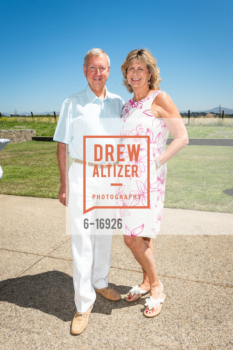 Dave Asheim, Sandy Asheim, Festival Napa Valley 2018 Vintners Lunch and Fashion Show Featuring Escada, Carneros Resort and Spa. 4048 Sonoma Highway, July 25th, 2018, Photo #6-16926 Dave Asheim, Sandy Asheim, Photo #6-16926