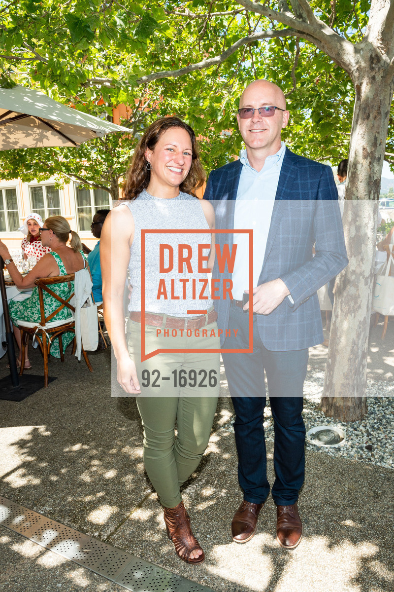 Joy Timonere, Ed Costa, Festival Napa Valley 2018 Vintners Lunch and Fashion Show Featuring Escada, Carneros Resort and Spa. 4048 Sonoma Highway, July 25th, 2018, Photo #92-16926 Joy Timonere, Ed Costa, Photo #92-16926