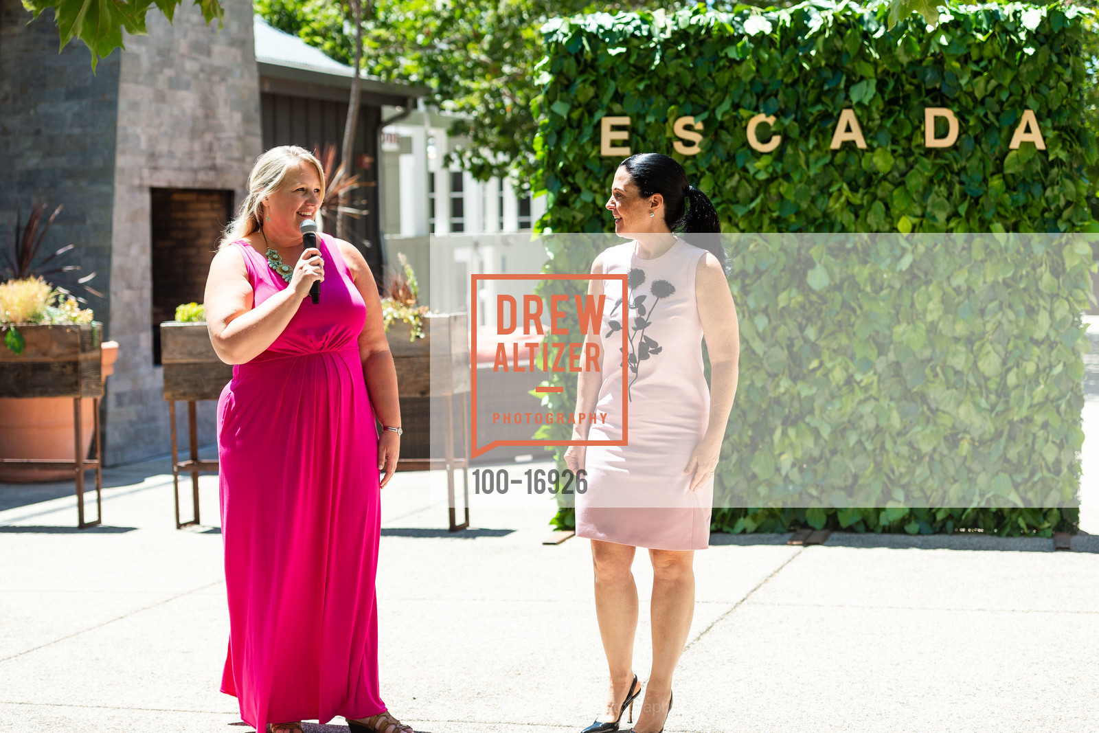Sonia Tolbert, Felicia Marie Geller, Festival Napa Valley 2018 Vintners Lunch and Fashion Show Featuring Escada, Carneros Resort and Spa. 4048 Sonoma Highway, July 25th, 2018, Photo #100-16926 Sonia Tolbert, Felicia Marie Geller, Photo #100-16926