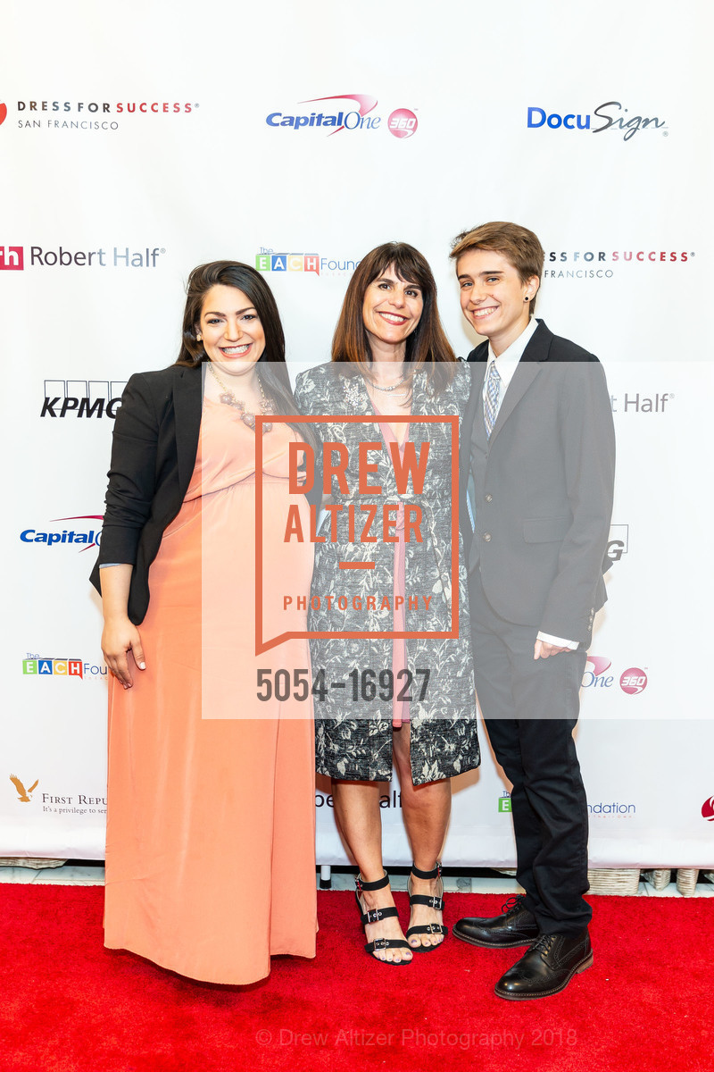 Sarah Martin, Krista Reid, Teddy Reid McLaughlin, Dress for Success Gala 2018: You Wear It Well, Julia Morgan Ballroom. 465 California Street, July 26th, 2018, Photo #5054-16927 Sarah Martin, Krista Reid, Teddy Reid McLaughlin, Photo #5054-16927